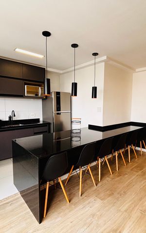 Apartamento para alugar com 60m², 2 quartos e 2 vagas Apartamento para alugar com 60m², 2 quartos e 2 vagasCozinha