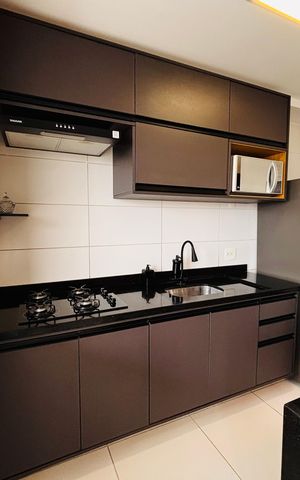 Apartamento para alugar com 60m², 2 quartos e 2 vagas Apartamento para alugar com 60m², 2 quartos e 2 vagasCozinha