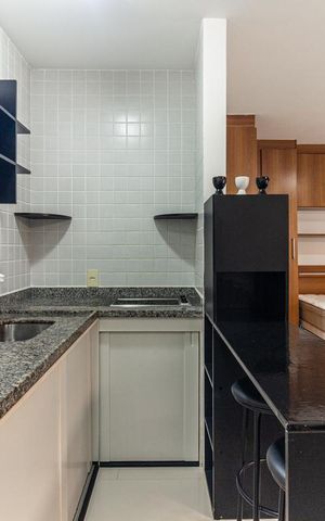 Studio para alugar com 29m², 1 quarto e sem vaga Studio para alugar com 29m², 1 quarto e sem vagaCozinha