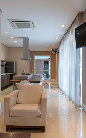 Studio à venda com 46m², 1 quarto e 1 vaga Studio à venda com 46m², 1 quarto e 1 vagaÁrea comum - Salão Gourmet