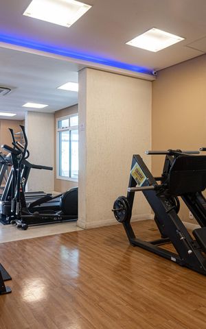 Studio à venda com 46m², 1 quarto e 1 vaga Studio à venda com 46m², 1 quarto e 1 vagaÁrea comum - Academia