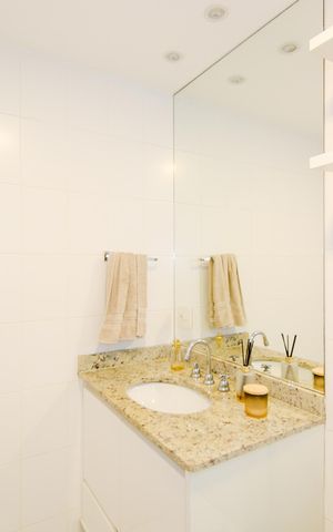 Apartamento para alugar com 74m², 1 quarto e 1 vagaBanheiro da Suíte