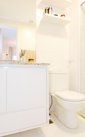 Apartamento para alugar com 74m², 1 quarto e 1 vagaBanheiro da Suíte