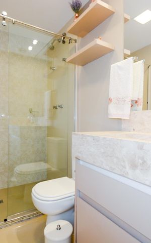 Apartamento para alugar com 74m², 1 quarto e 1 vagaBanheiro Social