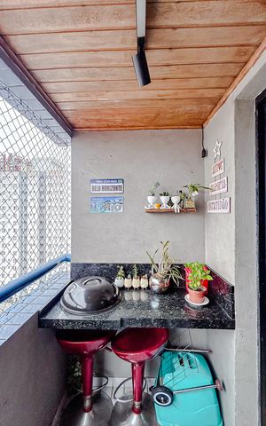 Apartamento para alugar com 70m², 3 quartos e 2 vagasVaranda