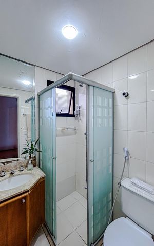 Apartamento para alugar com 70m², 3 quartos e 2 vagasBanheiro da Suíte