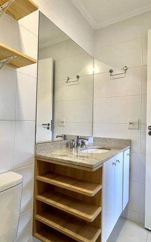 Apartamento para alugar com 63m², 2 quartos e 1 vaga Apartamento para alugar com 63m², 2 quartos e 1 vagaBanheiro da Suíte