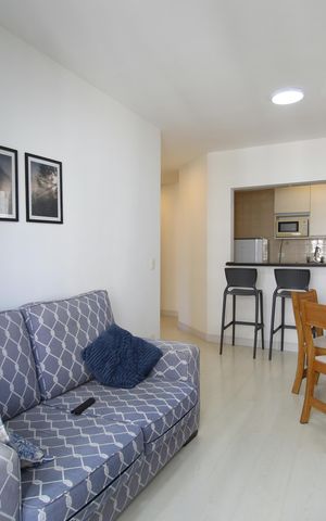 Apartamento para alugar com 46m², 1 quarto e 1 vagaSala