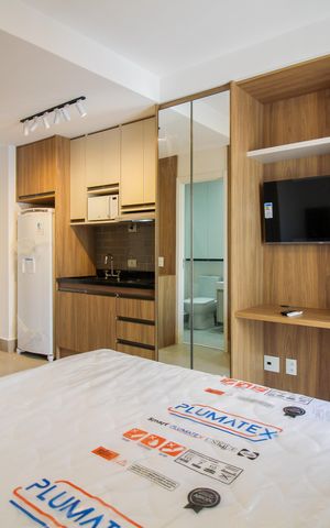 Studio para alugar com 24m², 1 quarto e sem vaga Studio para alugar com 24m², 1 quarto e sem vagaStudio