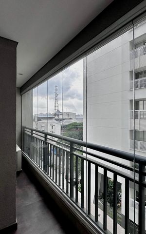 Apartamento para alugar com 42m², 1 quarto e 1 vaga Apartamento para alugar com 42m², 1 quarto e 1 vagaSacada