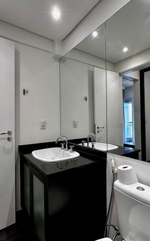 Apartamento para alugar com 42m², 1 quarto e 1 vaga Apartamento para alugar com 42m², 1 quarto e 1 vagaBanheiro Social