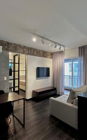 Apartamento para alugar com 42m², 1 quarto e 1 vaga Apartamento para alugar com 42m², 1 quarto e 1 vagaSala