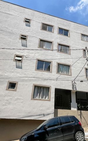 Apartamento à venda com 49m², 1 quarto e 1 vagaFachada + plaquinha
