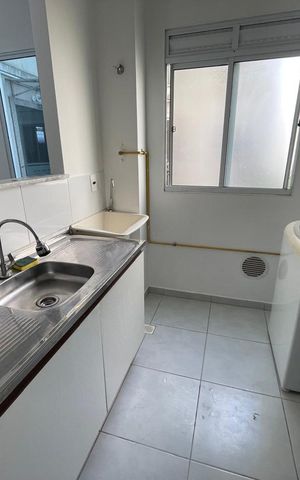 Apartamento à venda com 39m², 2 quartos e 1 vagaCozinha e Área de Serviço