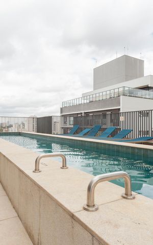 Studio à venda com 24m², 1 quarto e sem vagaÁrea comum - Piscina