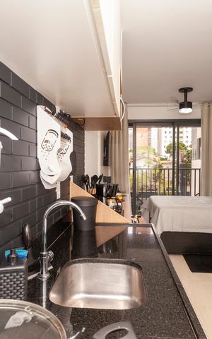 Studio à venda com 24m², 1 quarto e sem vagaStudio 
