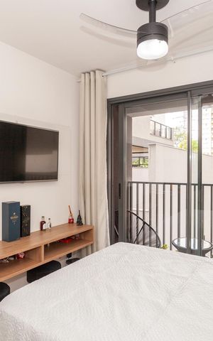 Studio à venda com 24m², 1 quarto e sem vagaStudio 