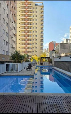 Apartamento para alugar com 45m², 1 quarto e 1 vagaPiscina