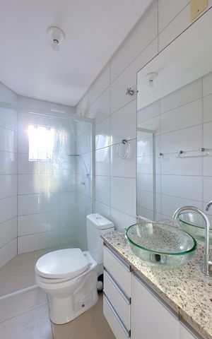Apartamento para alugar com 55m², 2 quartos e 1 vagaBanheiro Social