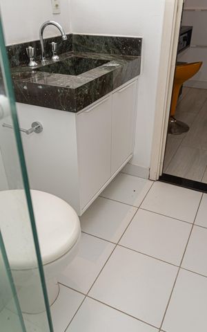 Apartamento para alugar com 39m², 1 quarto e 1 vagaBanheiro da Suíte