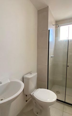 Apartamento à venda com 48m², 2 quartos e sem vaga Apartamento à venda com 48m², 2 quartos e sem vagaBanheiro Social