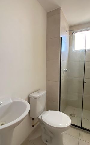 Apartamento à venda com 48m², 2 quartos e sem vaga Apartamento à venda com 48m², 2 quartos e sem vagaBanheiro Social