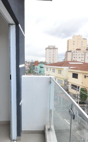 Apartamento à venda com 40m², 2 quartos e sem vagaSacada do Quarto