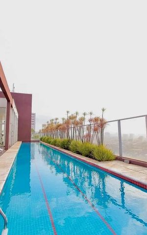 Studio para alugar com 40m², 1 quarto e 1 vaga Studio para alugar com 40m², 1 quarto e 1 vagaPiscina