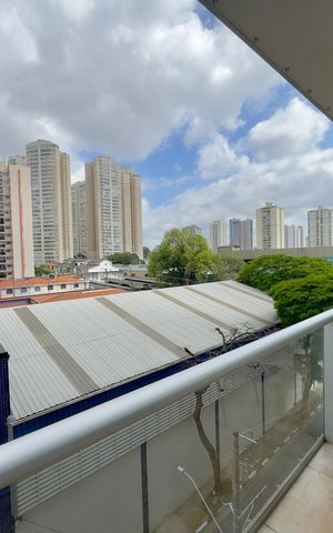 Studio para alugar com 40m², 1 quarto e 1 vaga Studio para alugar com 40m², 1 quarto e 1 vagaVaranda