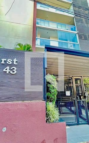 Studio para alugar com 40m², 1 quarto e 1 vaga Studio para alugar com 40m², 1 quarto e 1 vagaFachada