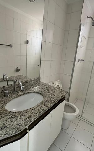 Apartamento para alugar com 110m², 3 quartos e 2 vagas Apartamento para alugar com 110m², 3 quartos e 2 vagasBanheiro da Suíte