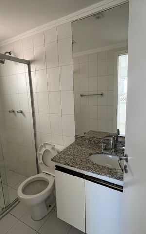 Apartamento para alugar com 110m², 3 quartos e 2 vagas Apartamento para alugar com 110m², 3 quartos e 2 vagasBanheiro social