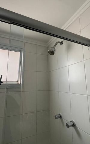 Apartamento para alugar com 110m², 3 quartos e 2 vagas Apartamento para alugar com 110m², 3 quartos e 2 vagasBanheiro da Suíte