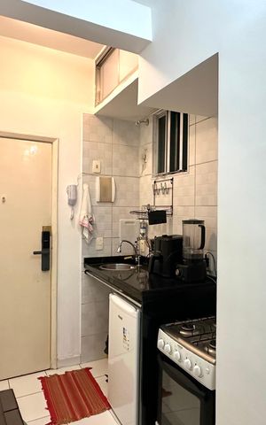 Apartamento para alugar com 36m², 1 quarto e sem vaga Apartamento para alugar com 36m², 1 quarto e sem vagaCozinha