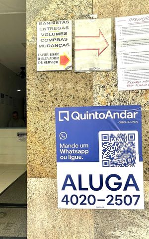 Apartamento para alugar com 36m², 1 quarto e sem vaga Apartamento para alugar com 36m², 1 quarto e sem vagaPlaca