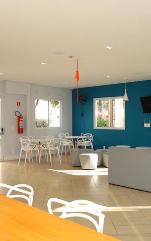 Apartamento à venda com 42m², 2 quartos e 1 vagaÁrea comum - Salão de festas