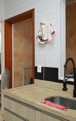Casa de condomínio para alugar com 64m², 2 quartos e 1 vagaCozinha