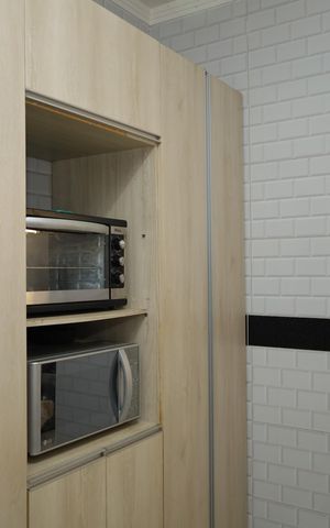 Casa de condomínio para alugar com 64m², 2 quartos e 1 vagaCozinha