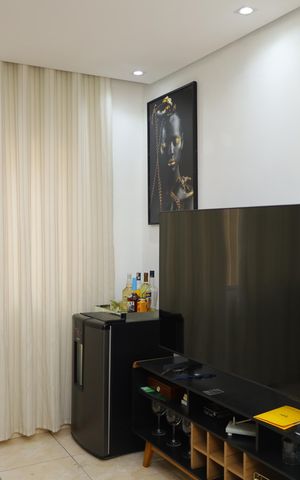 Casa de condomínio para alugar com 64m², 2 quartos e 1 vagaSala