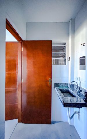 Apartamento para alugar com 30m², 1 quarto e sem vagaBanheiro da Suíte
