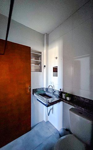 Apartamento para alugar com 30m², 1 quarto e sem vagaBanheiro da Suíte