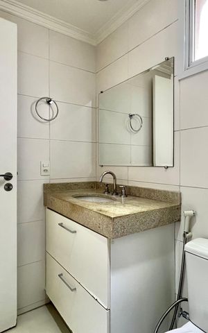 Apartamento para alugar com 101m², 2 quartos e 2 vagas Apartamento para alugar com 101m², 2 quartos e 2 vagasBanheiro Corredor