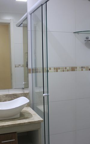 Apartamento à venda com 56m², 3 quartos e 1 vagaBanheiro social 