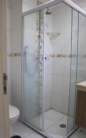 Apartamento à venda com 56m², 3 quartos e 1 vagaBanheiro da Suíte 