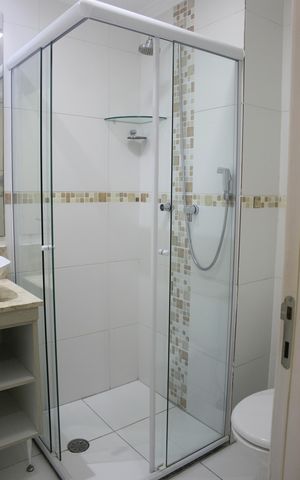 Apartamento à venda com 56m², 3 quartos e 1 vagaBanheiro social 