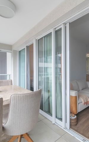 Apartamento à venda com 48m², 1 quarto e 1 vagaVaranda