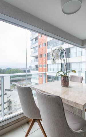 Apartamento à venda com 48m², 1 quarto e 1 vagaVaranda