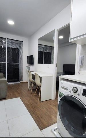 Apartamento para alugar com 28m², 1 quarto e sem vaga