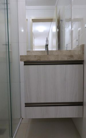 Apartamento para alugar com 50m², 2 quartos e 1 vaga Apartamento para alugar com 50m², 2 quartos e 1 vagaBanheiro
