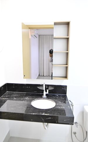 Apartamento para alugar com 61m², 2 quartos e 1 vaga Apartamento para alugar com 61m², 2 quartos e 1 vagaBanheiro da Suíte 2